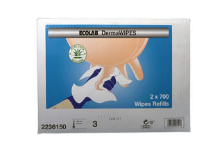 DermaWipes recharge lingettes